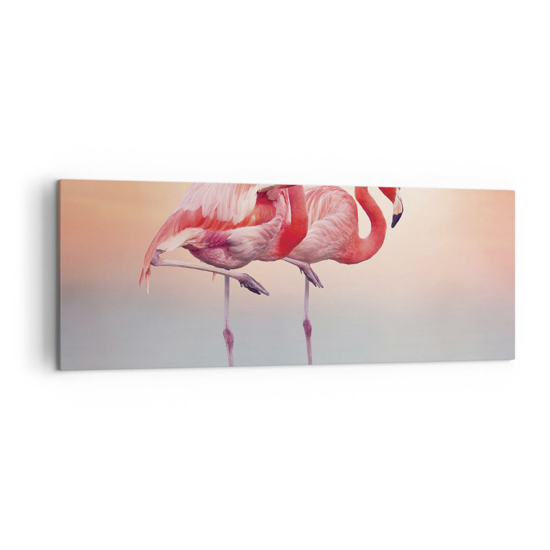 Leinwandbild Flamingos Exoticism Birds