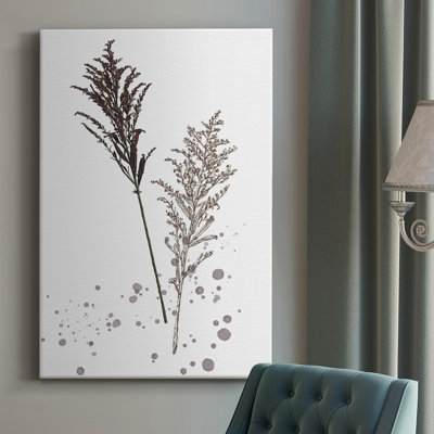 Botany Flower VI - Wrapped Canvas Graphic Art
