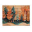 Rêves de forêt 4 saisons Dream Fragments III - Décoration murale bois de forêt - sur bois de pin naturel-213000791
