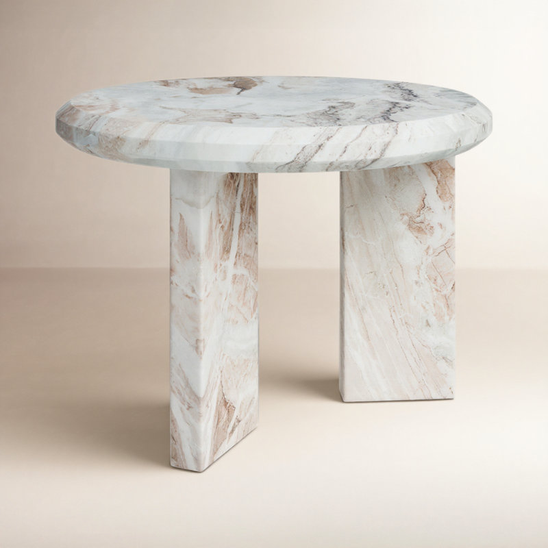 Dakota Marble Coffee Table, White