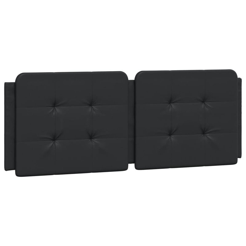 vidaXL Headboard Cushion Black, Full, Black