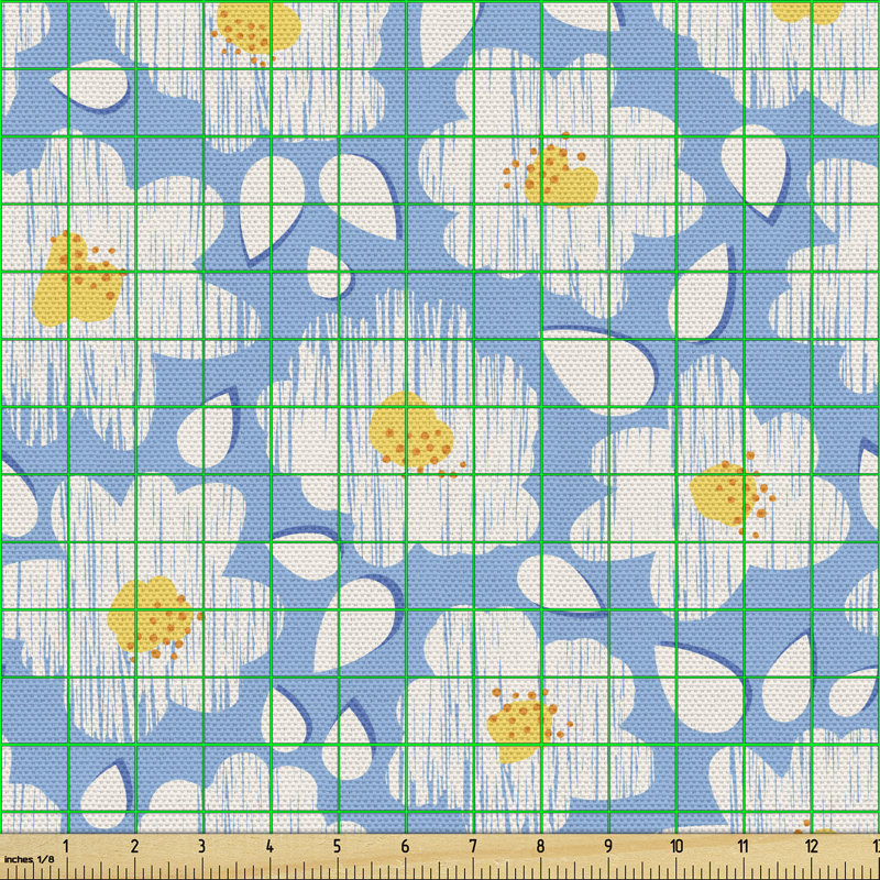 Charlain Happy Daisy Flowers Multi-purpose Fabric