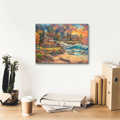 'Providence By The Sea' by Chuck Pinson Canvas Wall Art
