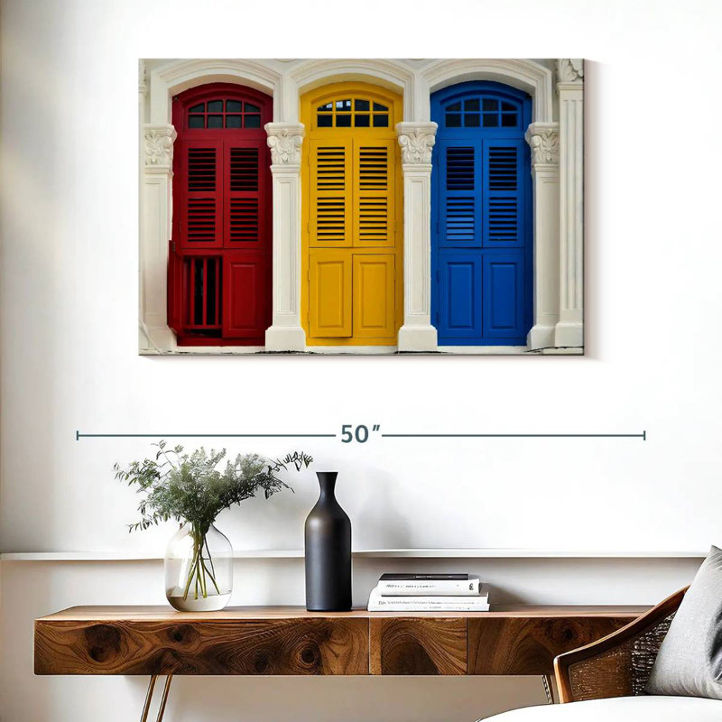 Portes singapouriennes Lilie, H 26 po x l 39 po