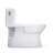 TOTO Redington 1G One-Piece Elongated 1.0 GPF WASHLET+ and Auto Flush Ready Universal Height Toilet with CEFIONTECT, Cotton White - CST672CUFGAT40#01