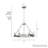 Hunter Saddlewood 6 Light Chandelier Ceiling Light Fixture-101933624