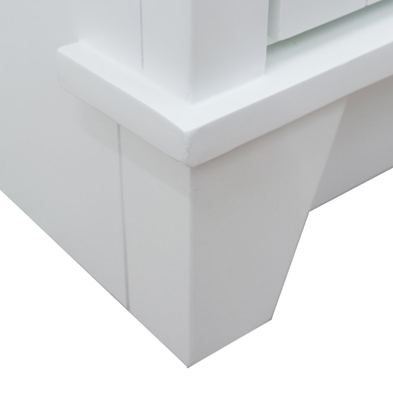 Ensemble de meuble-lavabo simple 37 po Amedea, Blanc, Granite