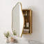 Armoire à miroir de surface en forme de nuage irrégulier de 33,5 po x 22 po-136171415