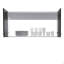 Armoire murale Toran, deux tablettes, porte double-411525565
