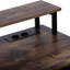 Metal Base Computer Desk with Power Outlet