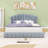 Queen Upholstered Bed Frame with Headboard-1004837744