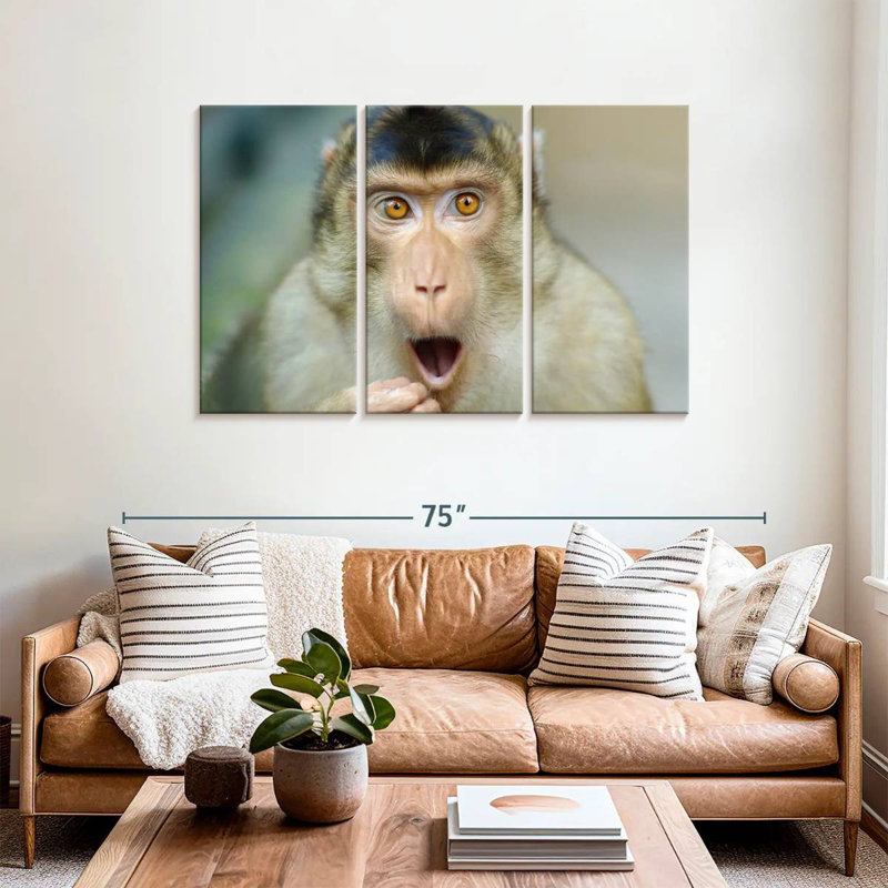 Brampt Monkey I, 36" H x 57" W