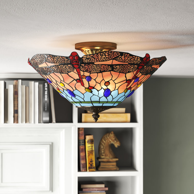 Dnkirk Semi Flush Mount