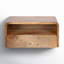 Tablette flottante en bois massif de 9 po de hauteur Langley-697422471