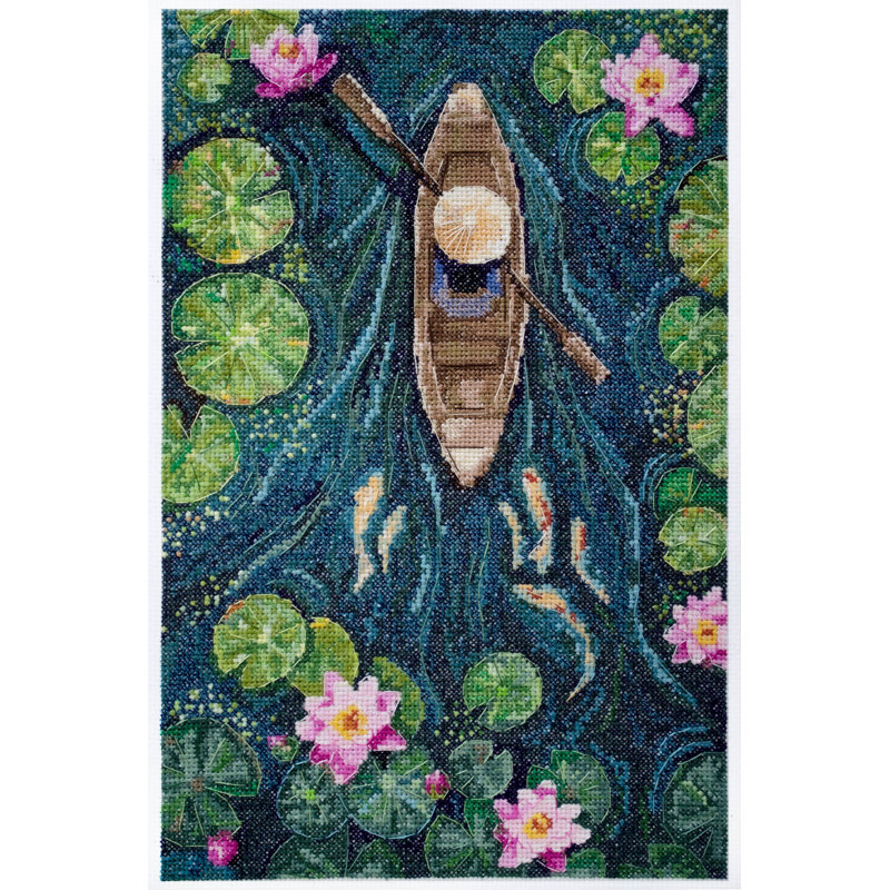 Cross-stitch kit - One in a canoe AH-170