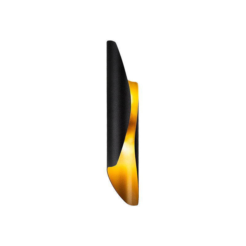 Élégante lampe murale noire, corps en métal, 3,1 x 15,7 x 4,3 pouces | Plaque de base: 5,9 po x 2,0 po x 1,2 po | Douille: 2 x G9 Max 8W, ampoule non incluse | Élégant éclairage IP20 pour espaces modernes, conception durable