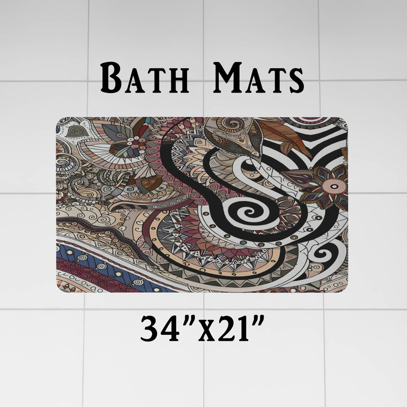 Rideau de douche Enrichetto, H 70 po x l 83 po