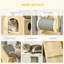 Arbre à chat Cozy-House Pawhut