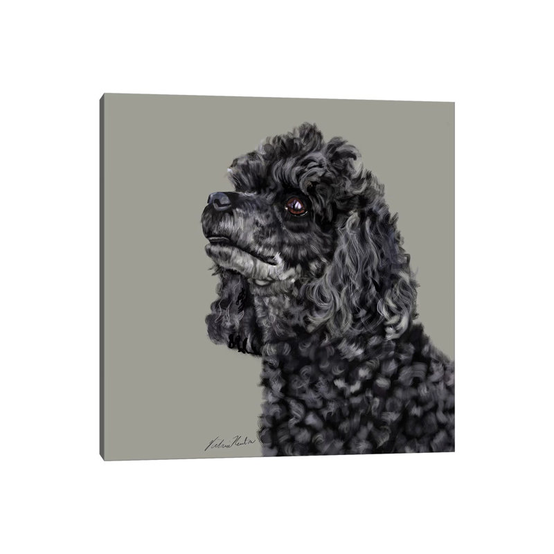 Poodle by Vicki Newton - Wrapped Canvas Painting, 93.98 cm H x 93.98 cm W x 1.91 cm D