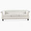 Canapé Chesterfield à accoudoirs roulés 84 po 3 places-813029104