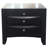 2-Drawer Nightstand With Tray
