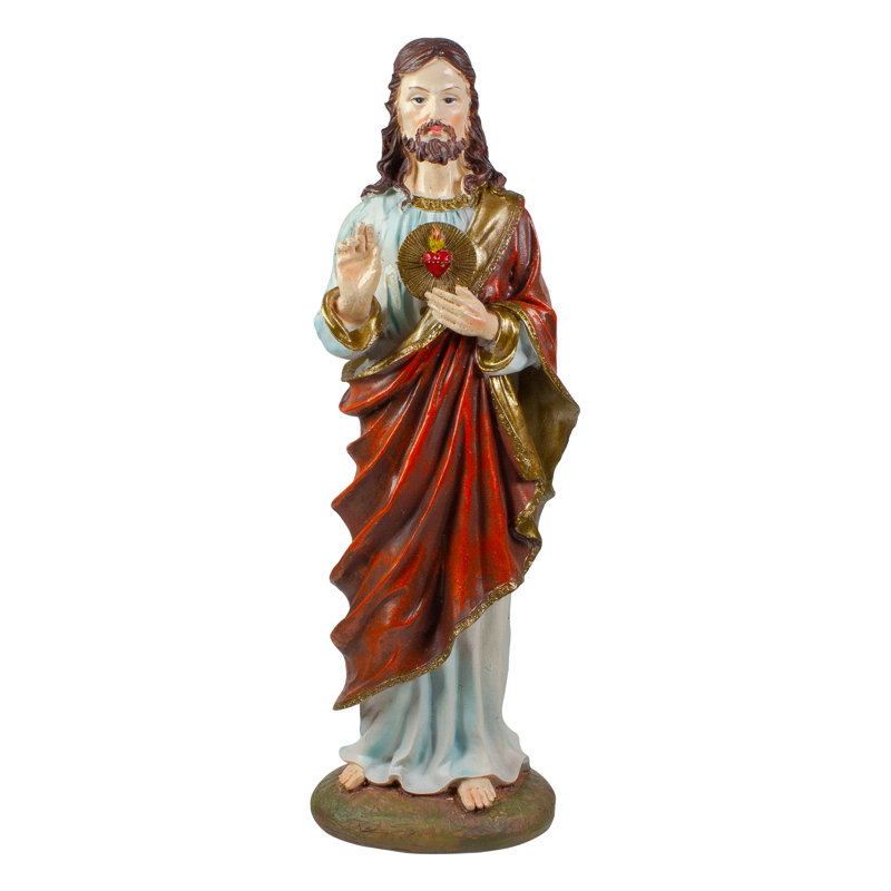 Figurine de table en polyrésine 11 "Sacred Heart of Jesus