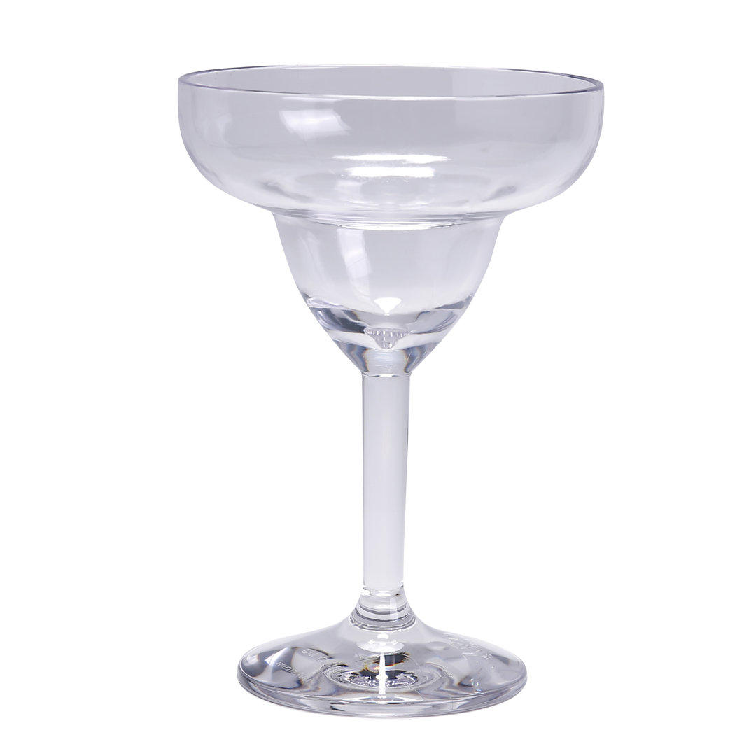  Stemware 10 oz. Plastic Margarita Glass (Set of 24) Yanco