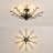 5 - Light Wrought Iron Dimmable Chandelier-836583414
