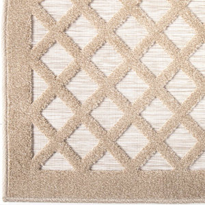 Charlton Home® Balmorhea Beige Indoor/Outdoor Rug | Wayfair