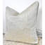 Abstract Cream Square Throw Pillow Cover