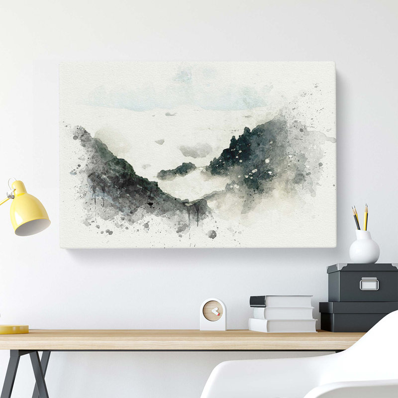 Misty Tatra Mountains In Slovakia In Abstract - Wrapped Canvas Painting, 50cm H x 76cm W x 3cm D