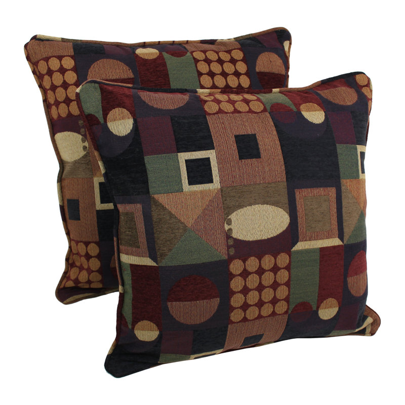 Coussin de plancher en chenille d’intérieur Jacquard