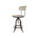 Fabron Swivel Counter Stool with Metal Frame