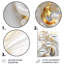 «Whirling River Dynamics Gold and White II - Abstract Spirals», art mural-1612393607-1612393629