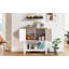 Table basse de style campagnard avec armoire 2 portes Farmhouse Accent