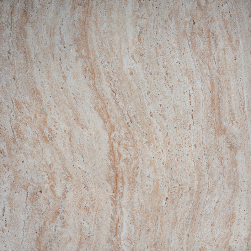Outdoor/Indoor Lightweight Concrete Side Table with Elegant Travertine Finish, Multi-Functional and Durable Design
