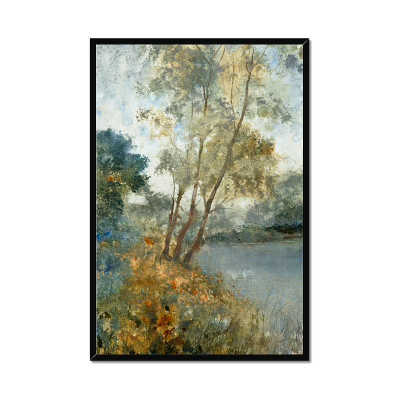 Ethereal Waters I by Tim O'Toole - Painting Print, Black Floater Framed Canvas, 46cm H x 30cm W