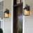 Mozingo 1 - Light 13.78''H Black Iron ETL Outdoor Wall Lantern with Dusk to Dawn-1585090787-1598351531