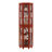 Corner Curio Cabinet With 4 Adjustable Tempered Glass Shelves And Lighting System-881635630