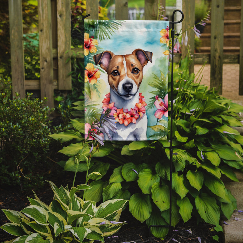 Drapeau de jardin en polyester double face H 15,5 po x l 11,25 po