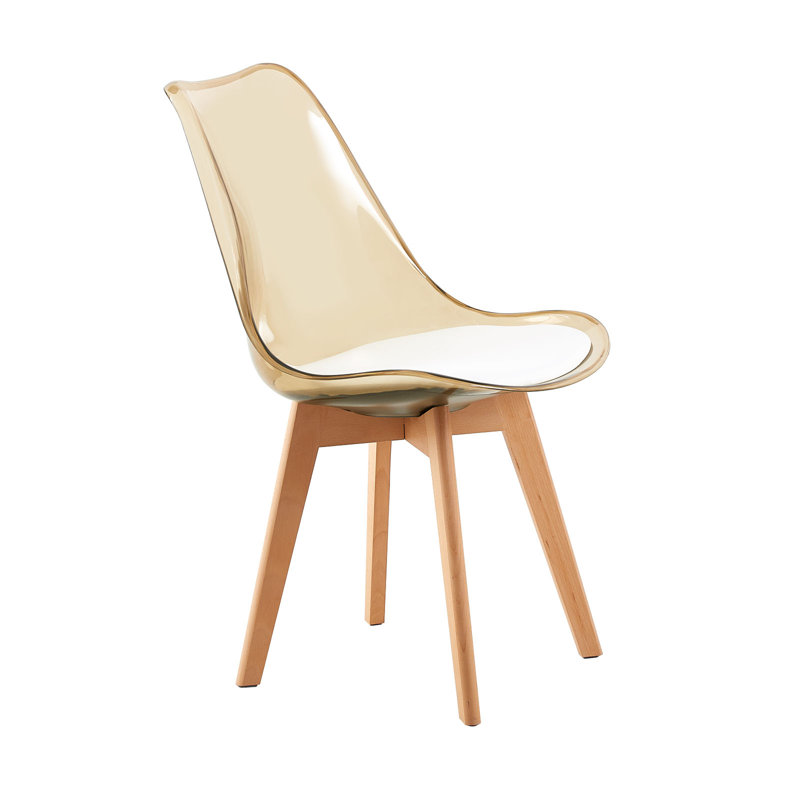 Dining Chair, White, Beige
