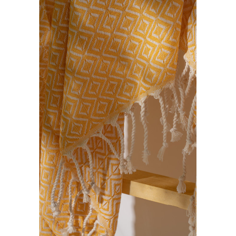 Luxueuse serviette de plage 100% coton Fouta, 39,4 po x 70,9 po | Doux et léger, 7,9 oz / pied carré | Idéal pour la plage, la piscine et le spa | Séchage rapide, entretien facile - lavage délicat à 104 ° F, séchage par culbutage à basse température