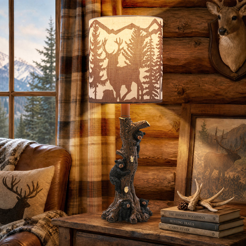 Petite lampe de table 19 po