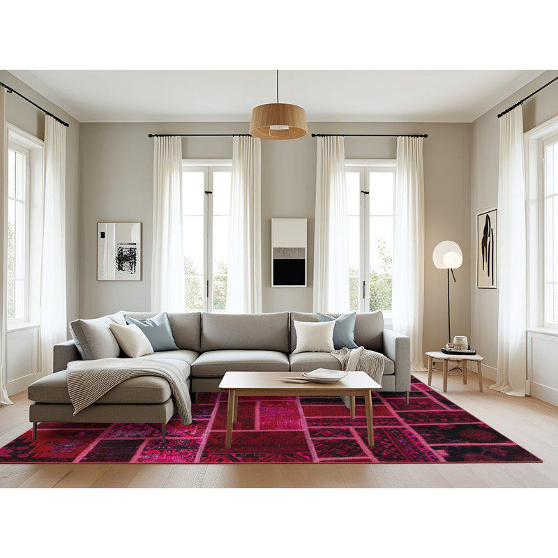 Abstract Indoor Rug, Rectangle 8' x 12'