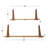 Kulick 2 Piece Fir Bracket Shelf