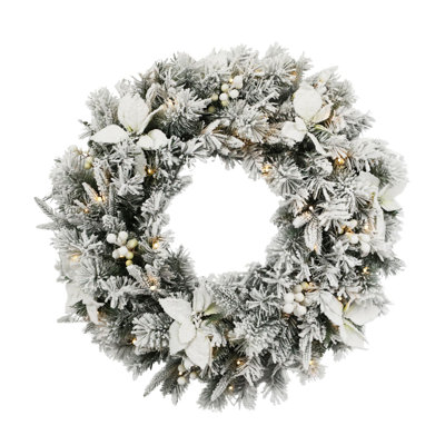 32" Watson Pre-Lit Christmas Wreath