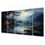 Geography Wall Decor on Metal