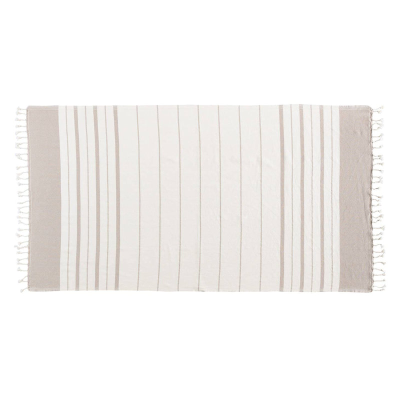 Kafthan Bianca II Bath & Summer Beach Towel - Quick Dry & Lightweight, Beige