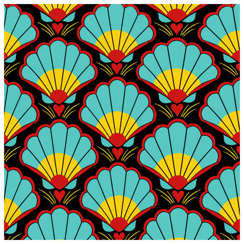 Édredon Art Deco, Twin