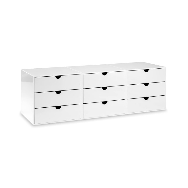 3 Drawer Stackable Drawer